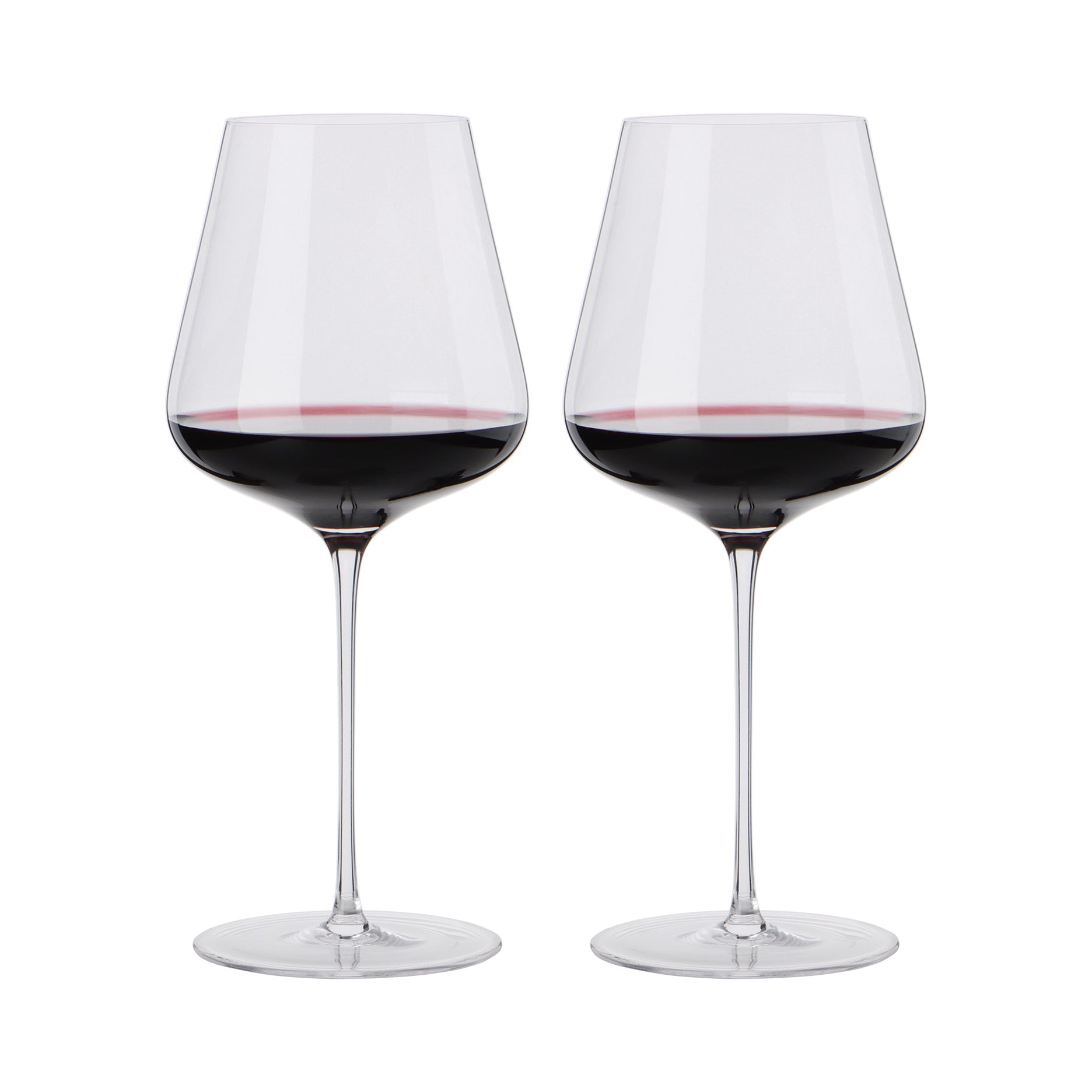 Provence Rotweinglas aus Kristall 2 Stück